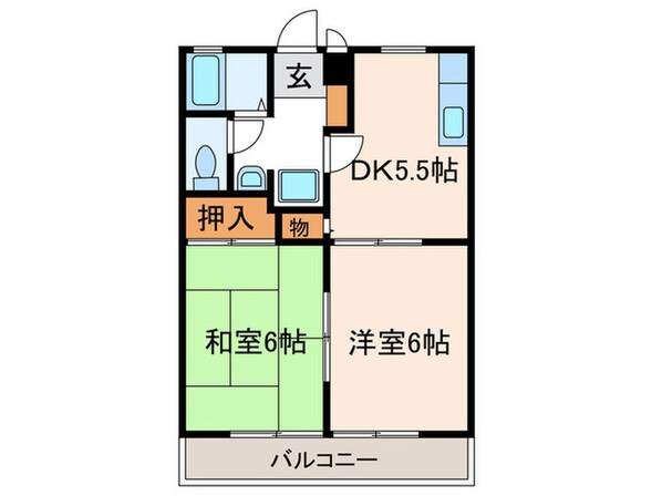 アム－ルＫＯＨＢＥの物件間取画像